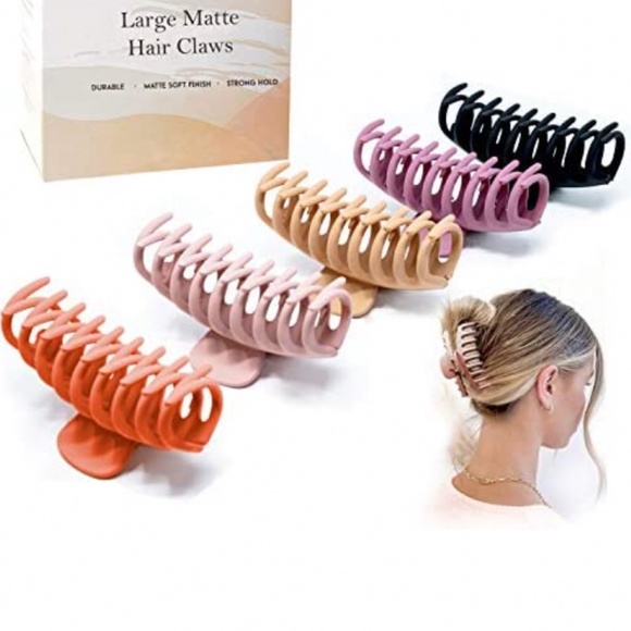 Rita Vancouver large matte hair claws. New in box‎ - Picture 1 of 8